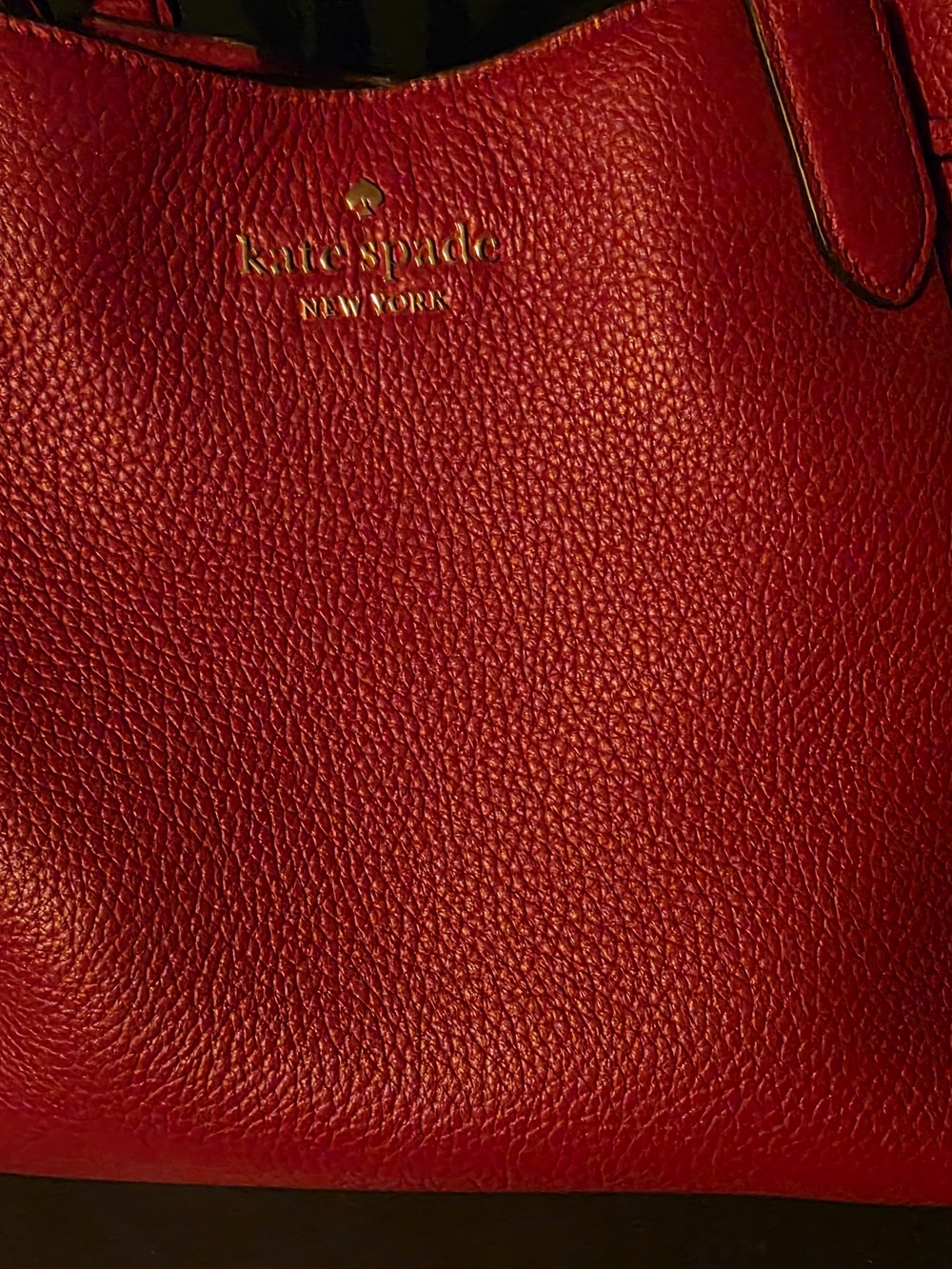 Kate Spade Outlet Dumpling Large Satchel In Perfect Cherry